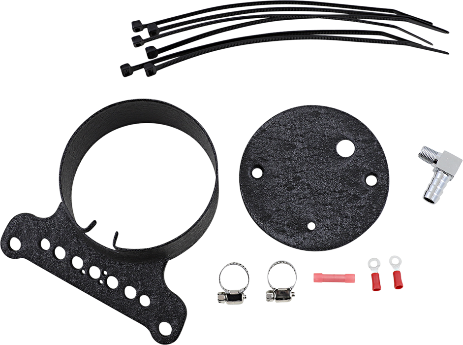 Single Gauge Bracket - Wrinkle Black