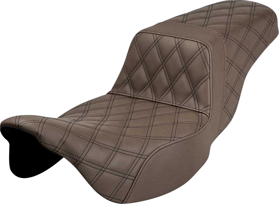 Step-Up Seat - Extended Reach - Full Lattice Stitch - Brown - FL '08-'24