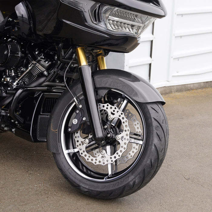 Carbon Fiber Rapper Front Fenders, Fat 18"