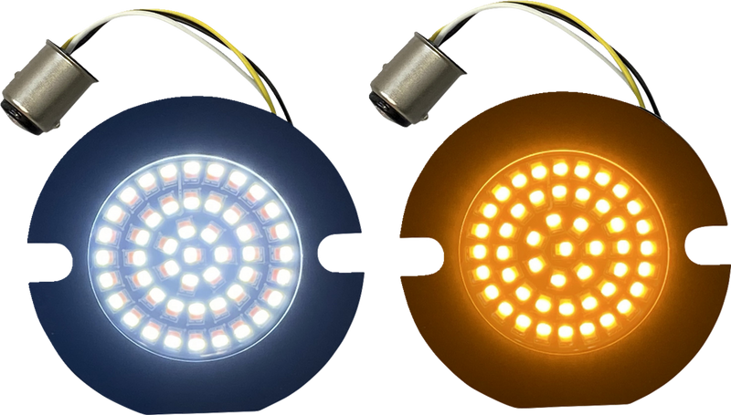 Amber/White LED Turn Signal Inserts