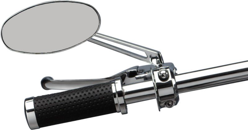 Mirror - Stealth II - Side View - Oval - Chrome