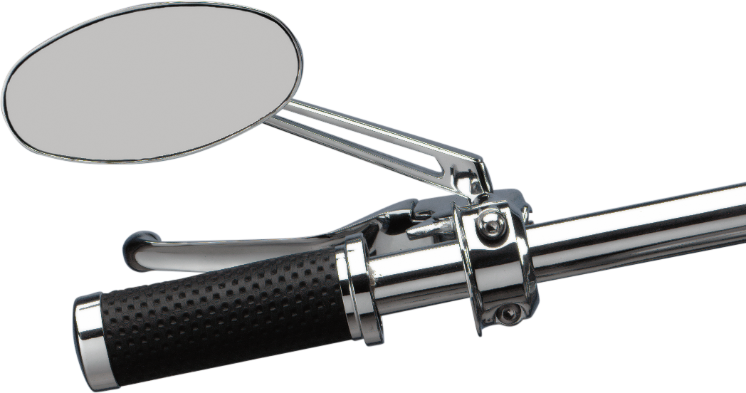 Mirror - Stealth II - Side View - Oval - Chrome