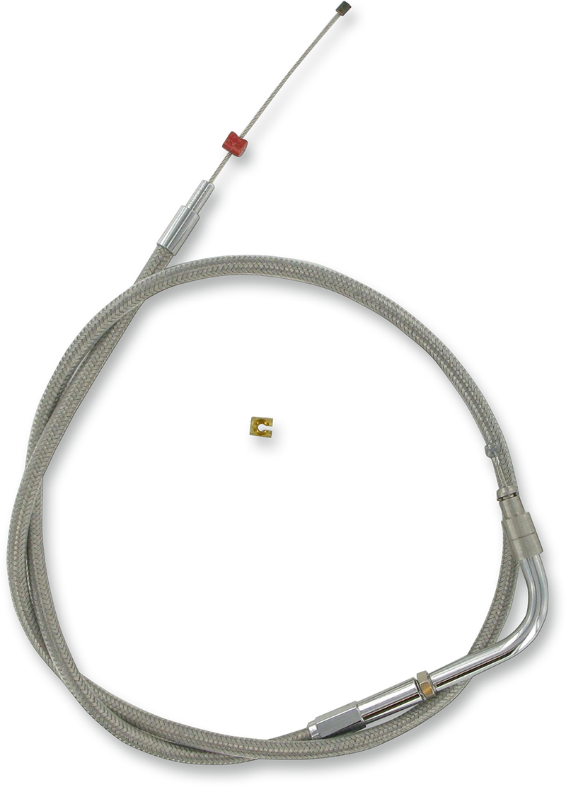 Stainless Steel Throttle Cable - '00-'01 Sportster