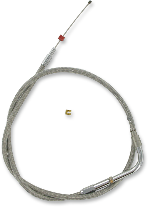 Stainless Steel Throttle Cable - '00-'01 Sportster