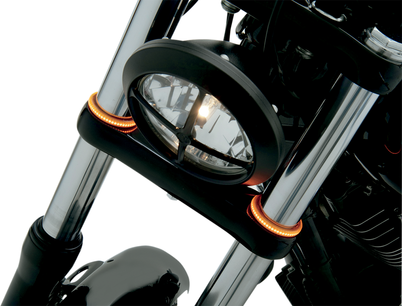 WRAPZ® Fork Lights - 43 mm - Amber Lens