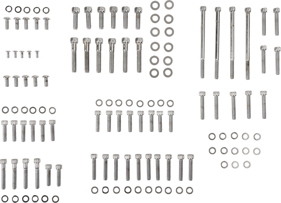 Bolt Kit - Complete Motor - Knurled/Socket-Head - '07-'17 Softail/Dyna