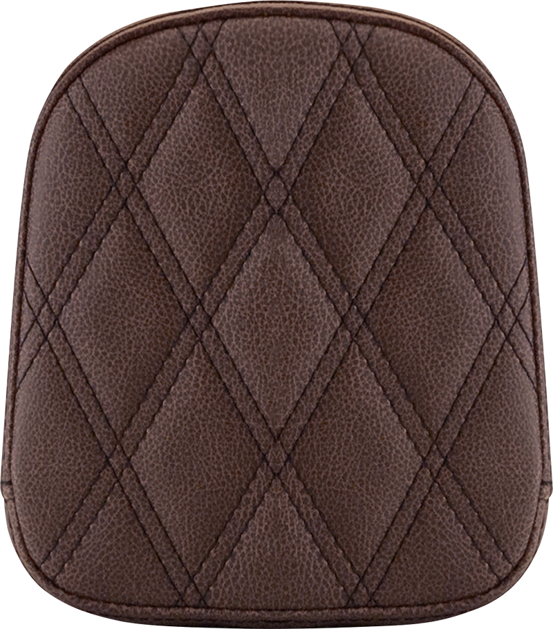 Sissy Bar Pad - Lattice Stitched - Brown FL '99-'22