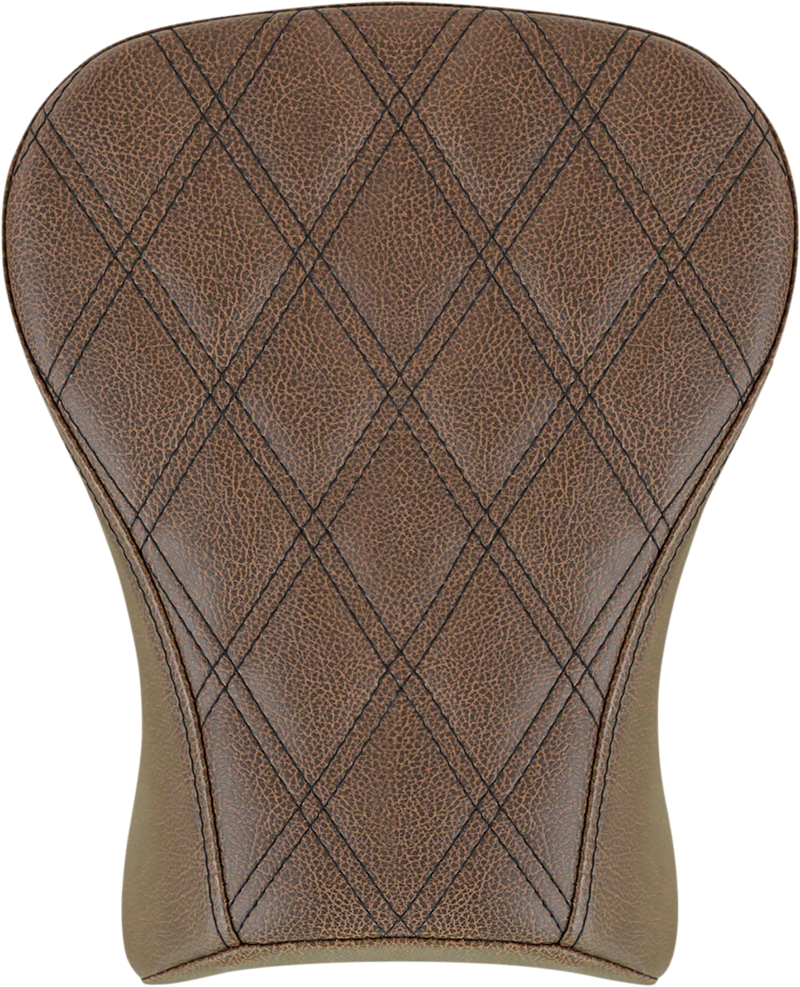 Renegade Pillion Pad - Touring - Lattice Stitched - Brown - FLSB/FXLR '18-'24