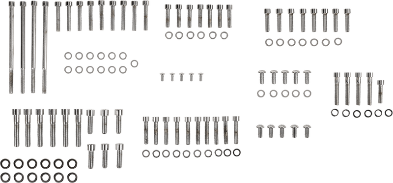 Bolt Kit - Complete Motor - Smooth/Socket-Head - '07-'16 Touring