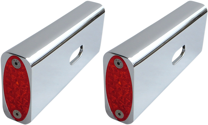 Strut LED Marker Light - Chrome/Red