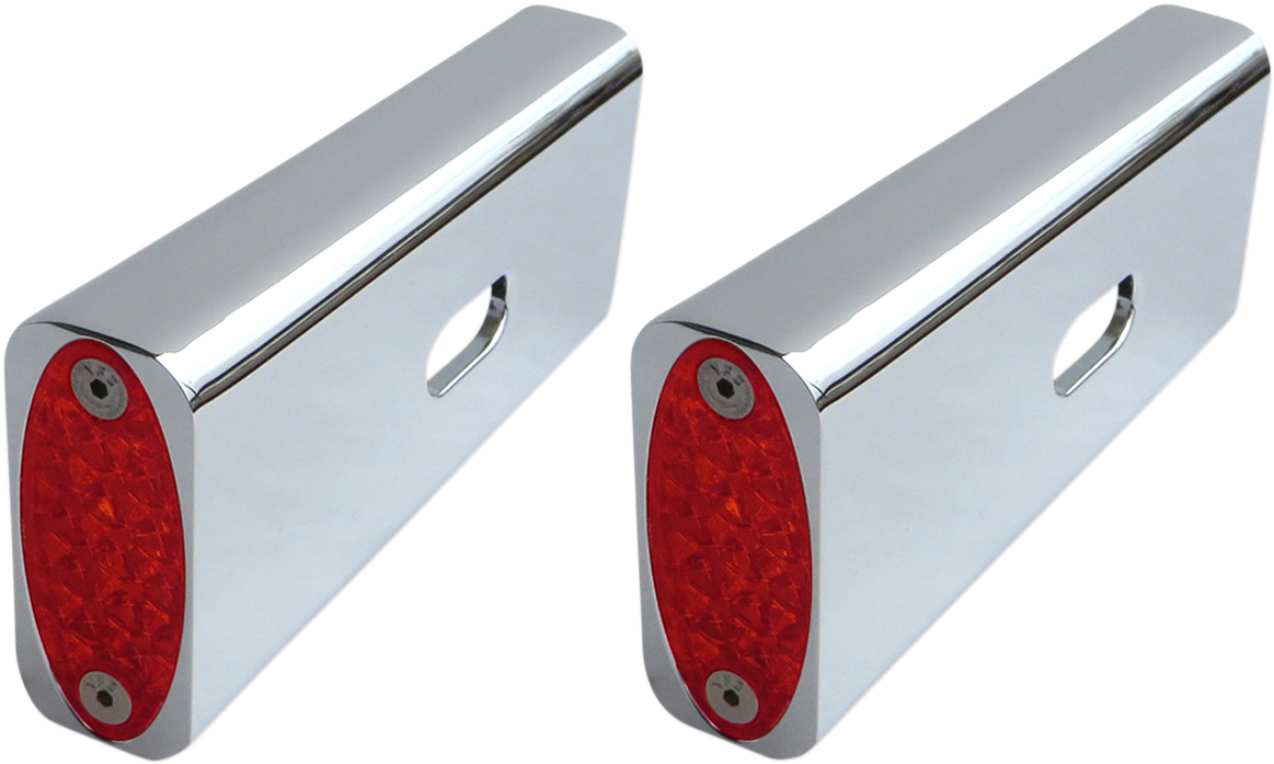 Strut LED Marker Light - Chrome/Red