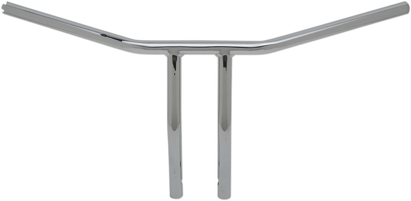 1" T-Bar - Dimpled - Curved - 10" - Chrome