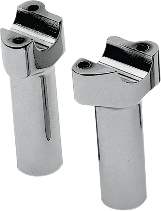 Buffalo Billet Aluminum Handlebar Risers - 4-1/2" - Chrome