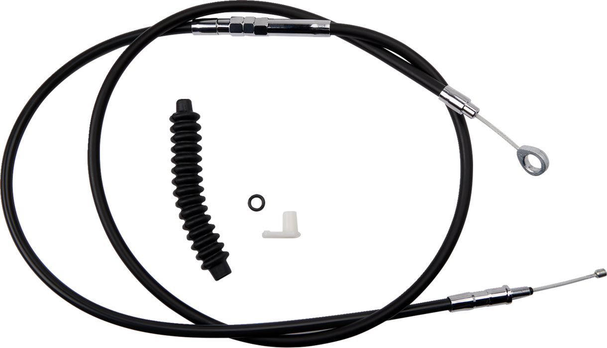 High-Efficiency Black Vinyl Clutch Cable - 64-11/16"