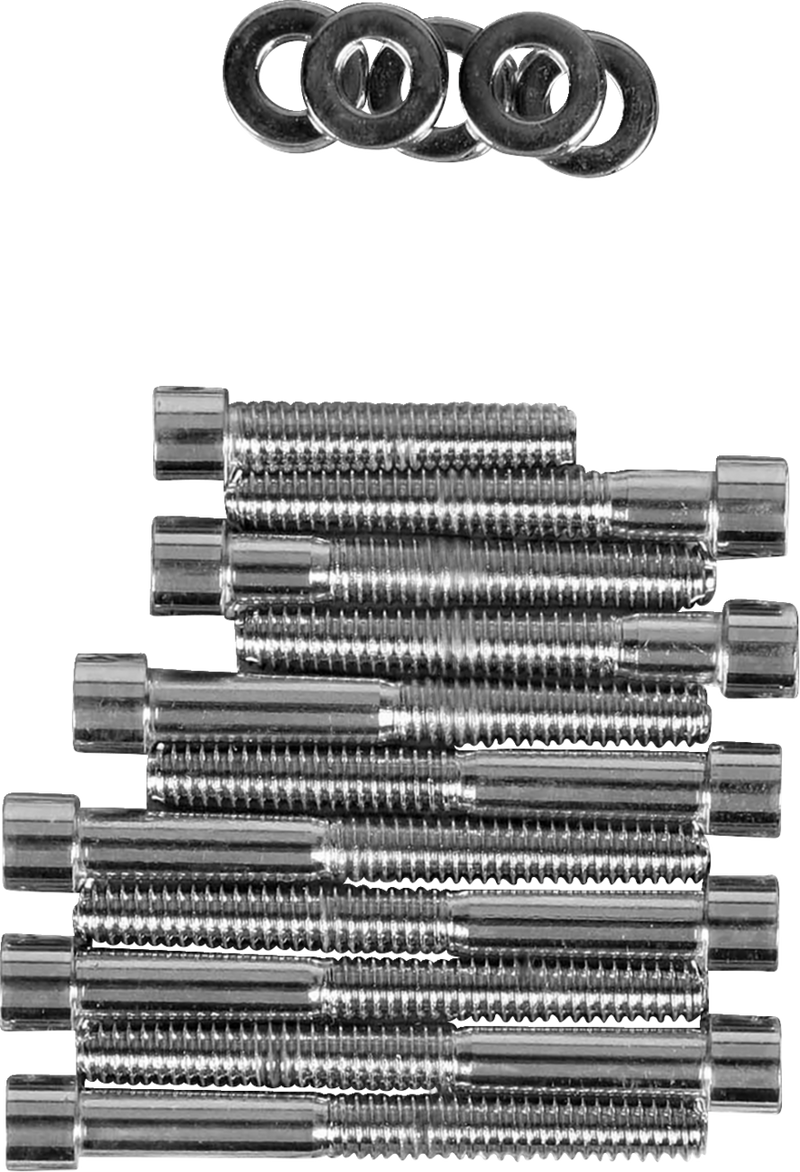 Bolt Kit - Cam Cover - Smooth - Chrome - '91-'03 Sportster