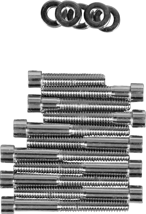 Bolt Kit - Cam Cover - Smooth - Chrome - '91-'03 Sportster