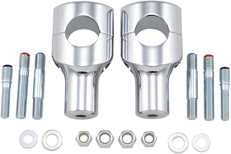 Big Buffalo Handlebar Risers - 3" - Chrome