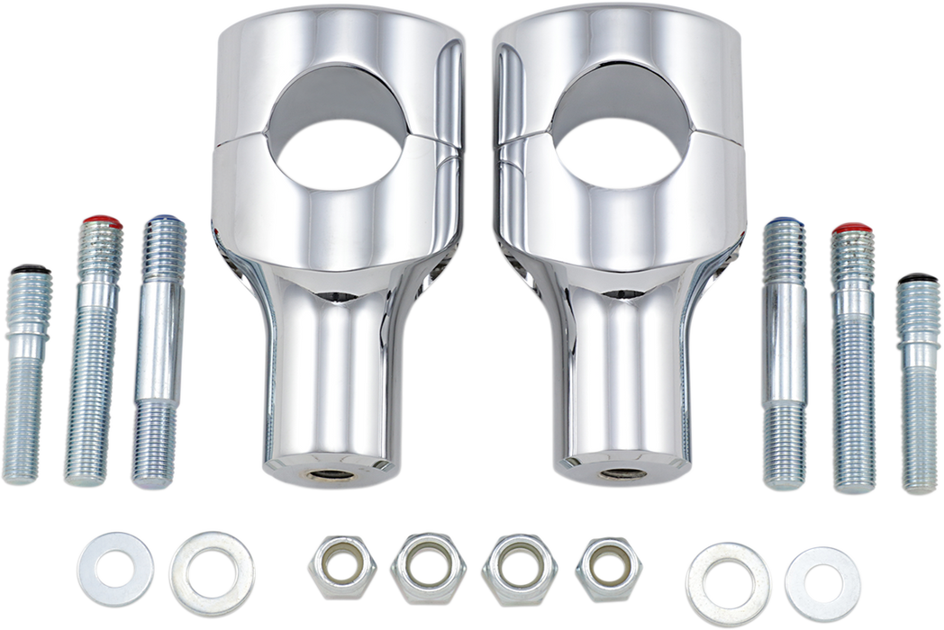 Big Buffalo Handlebar Risers - 3" - Chrome