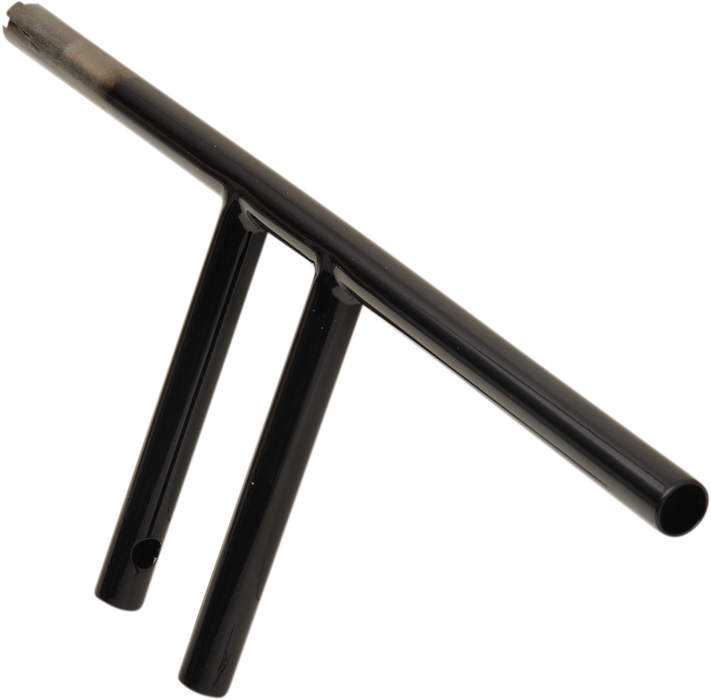 1" T-Bar - Dimpled - Straight - 8" - Black