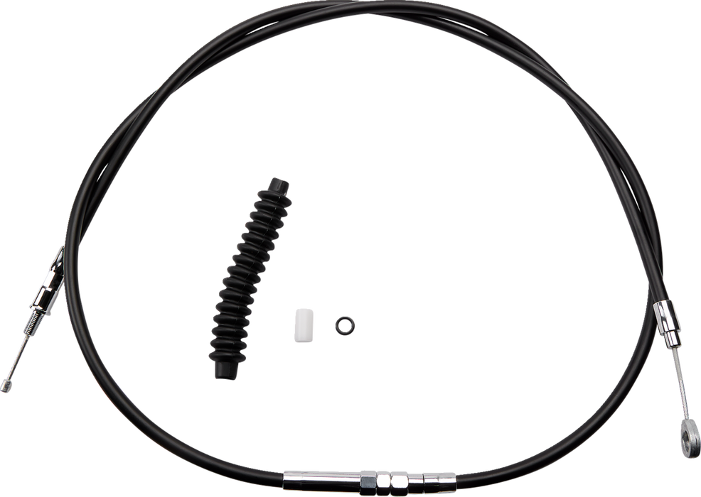 High-Efficiency Black Vinyl Clutch Cable - 76-11/16"