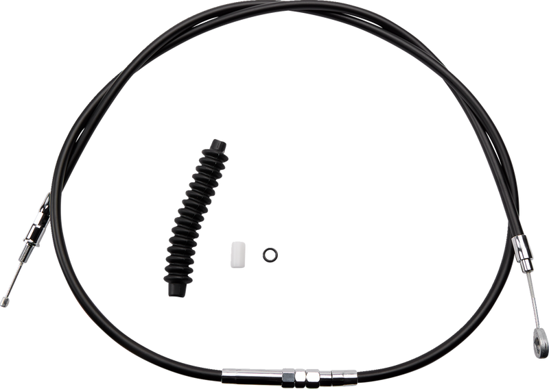 High-Efficiency Black Vinyl Clutch Cable - 72-11/16"