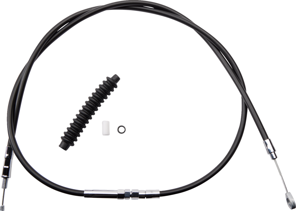 High-Efficiency Black Vinyl Clutch Cable - 66-11/16"