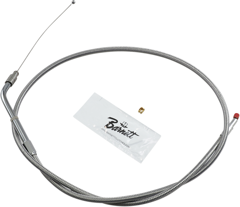 Stainless Steel Throttle Cable - '96-'00 Softail