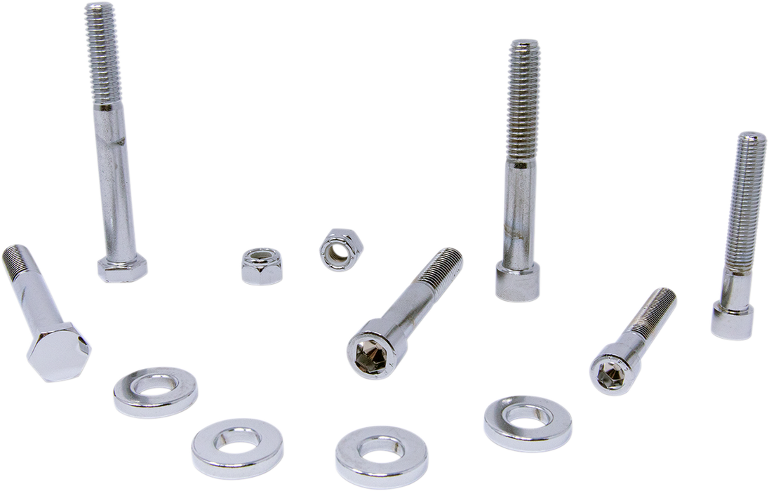 Bolt Set - Motor Mount - Knurled - Dyna/Softail