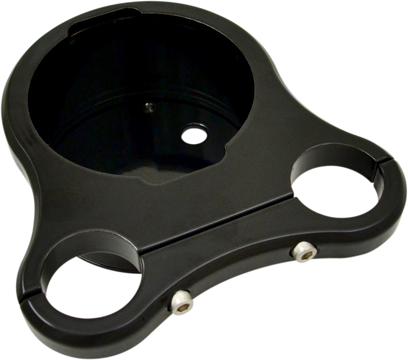 1.25" T-Bar Single Gauge Mount - Gloss Black - For '00-'20 OEM Style Gauges