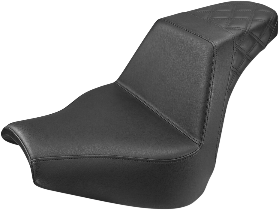 Step-Up Seat - Rear Lattice Stitch - Black - FXBR/S '18-'20