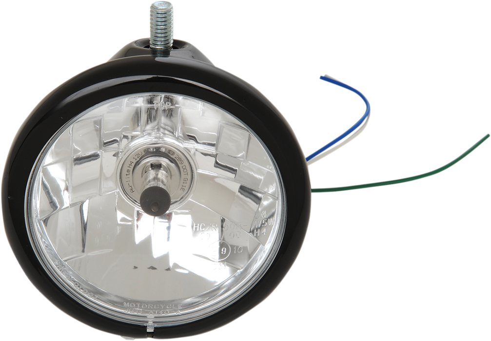 Top Mount Headlight - 5-3/4" - Black