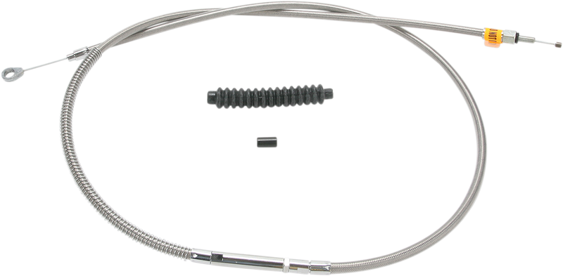 High-Efficiency Stainless Steel Clutch Cable for Harley-Davidson - Standard - '93-'03 Dyna