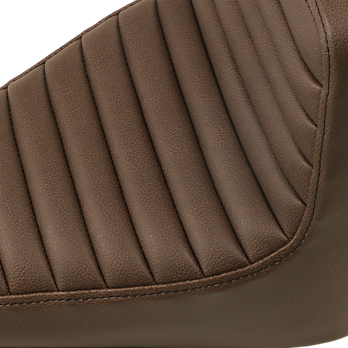Step-Up Seat - Front Tuck-n-Roll/Rear Lattice Stitch - Brown - Scout '18-'24