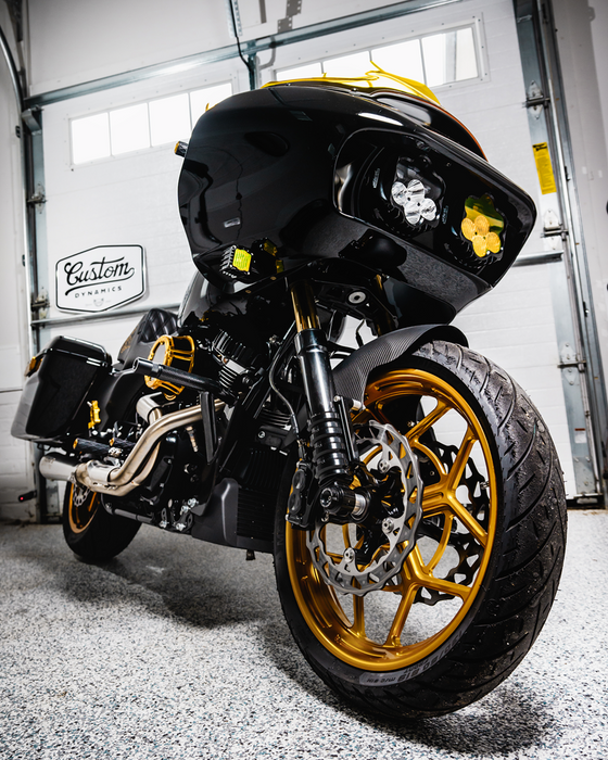 Shark Demon Selective Yellow LED Front Turn Signals for Road Glides