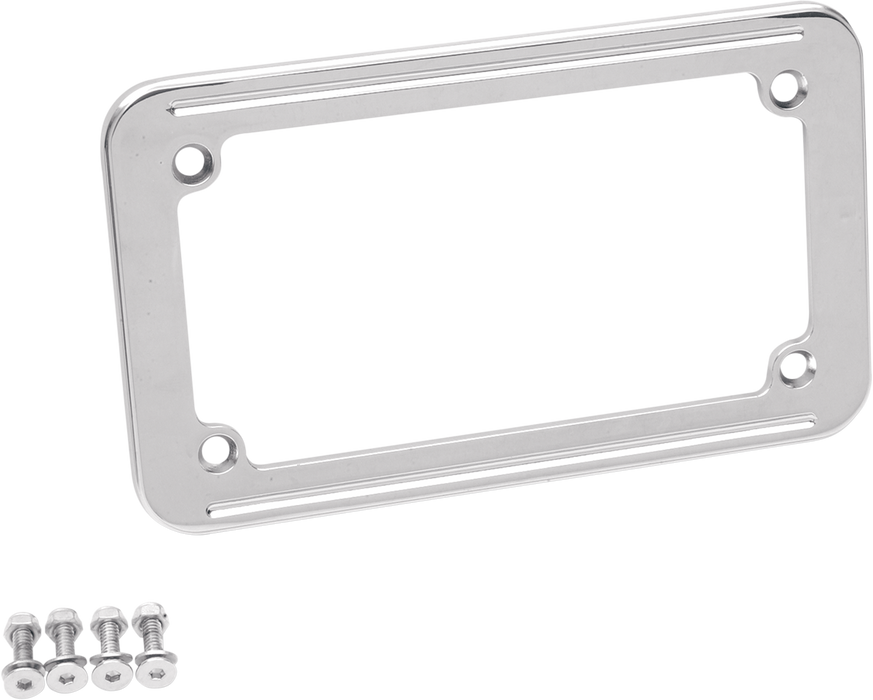 License Plate Frame - Chrome