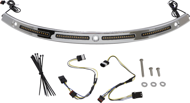 Windshield Trim - Sequential Turn Signals - Chrome