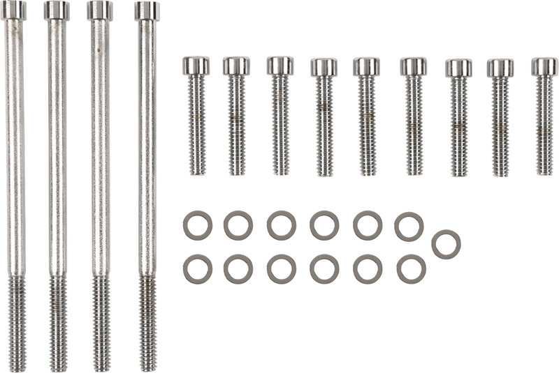 Bolt Kit - Primary Cover - Smooth - Chrome - Touring