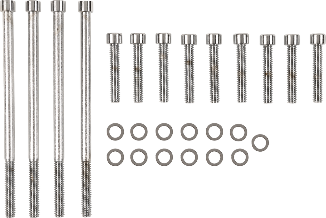 Bolt Kit - Primary Cover - Smooth - Chrome - Touring