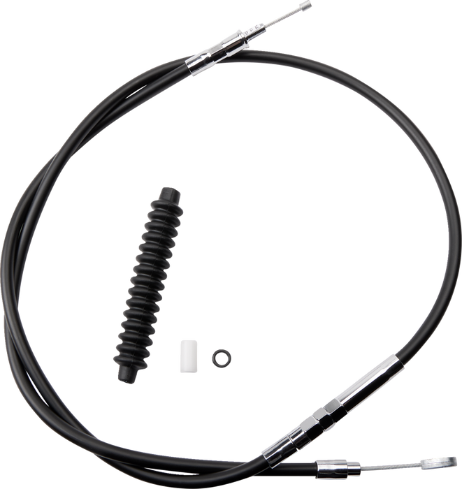 High-Efficiency Black Vinyl Clutch Cable - 57-1/4"