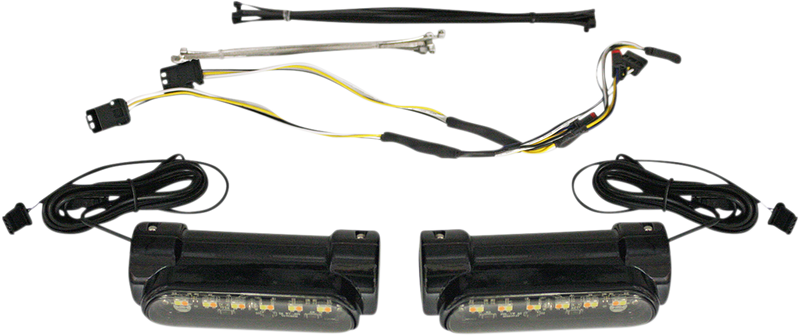 Engine Guard Light - Black - FLH