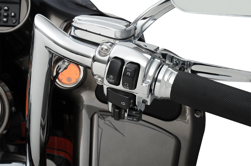 Handlebar Switch Housing Kit - Cruise - Chrome