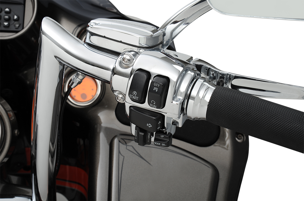 Handlebar Switch Housing Kit - Cruise - Chrome