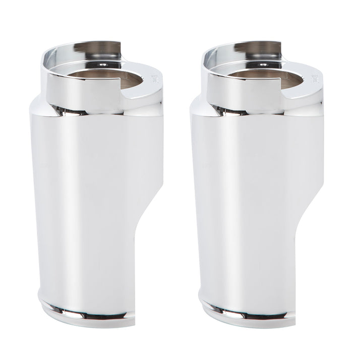 Smooth Fork Boots For Fat Tire, Chrome