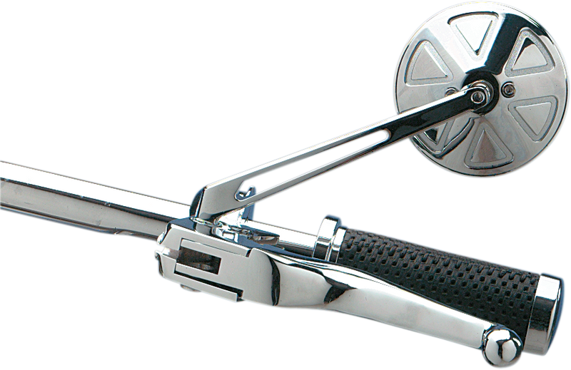 Mirror - Round Series - Side View - Stealth II/Long - Chrome - Left/Right - Each
