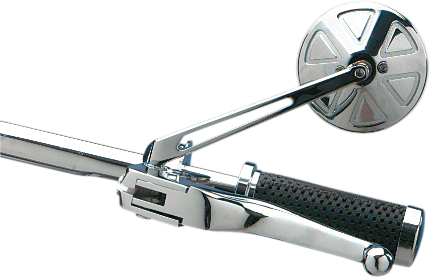 Mirror - Round Series - Side View - Stealth II/Long - Chrome - Left/Right - Each