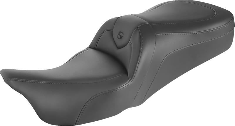 RoadSofaâ¢ Seat - without Backrest - Black w/ Black Stitching - FLH/FLT '97-'07