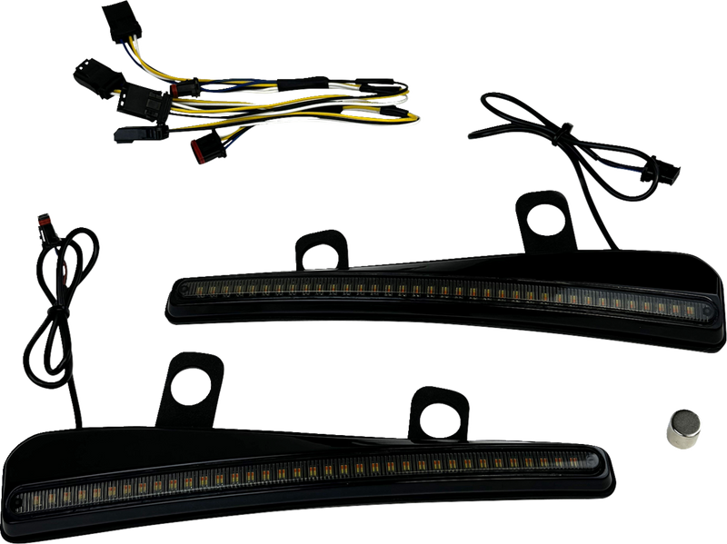 Road Glide Windshield trim LED kit 23+CVO and 24+FLTRX