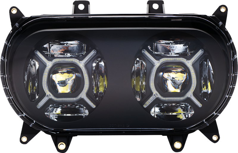 LED Headlight - Black - FLTR