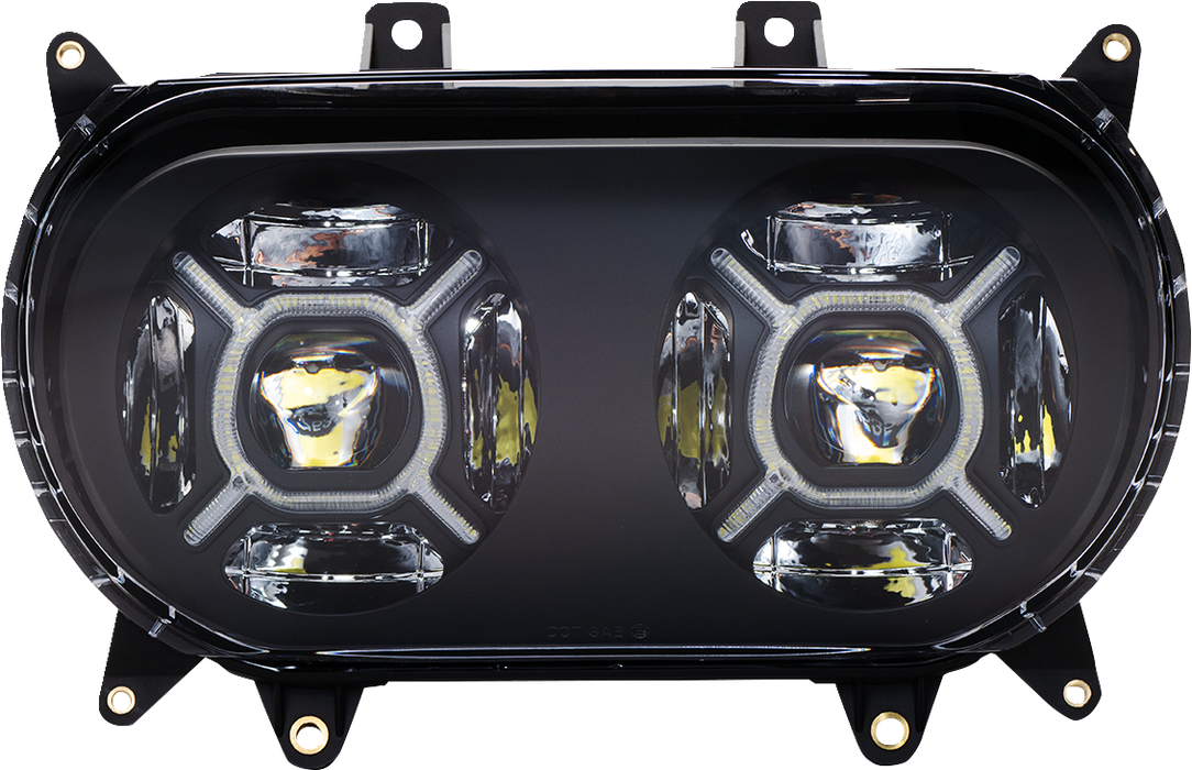 LED Headlight - Black - FLTR