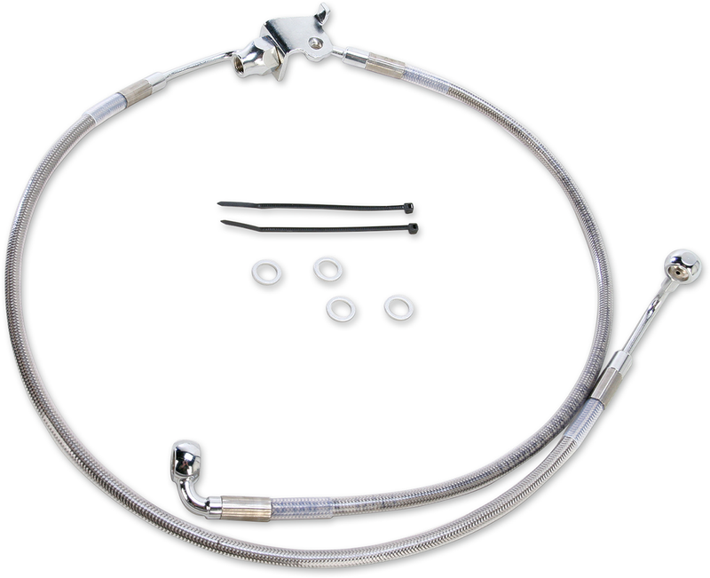 Brake Line - Rear - Stainless Steel